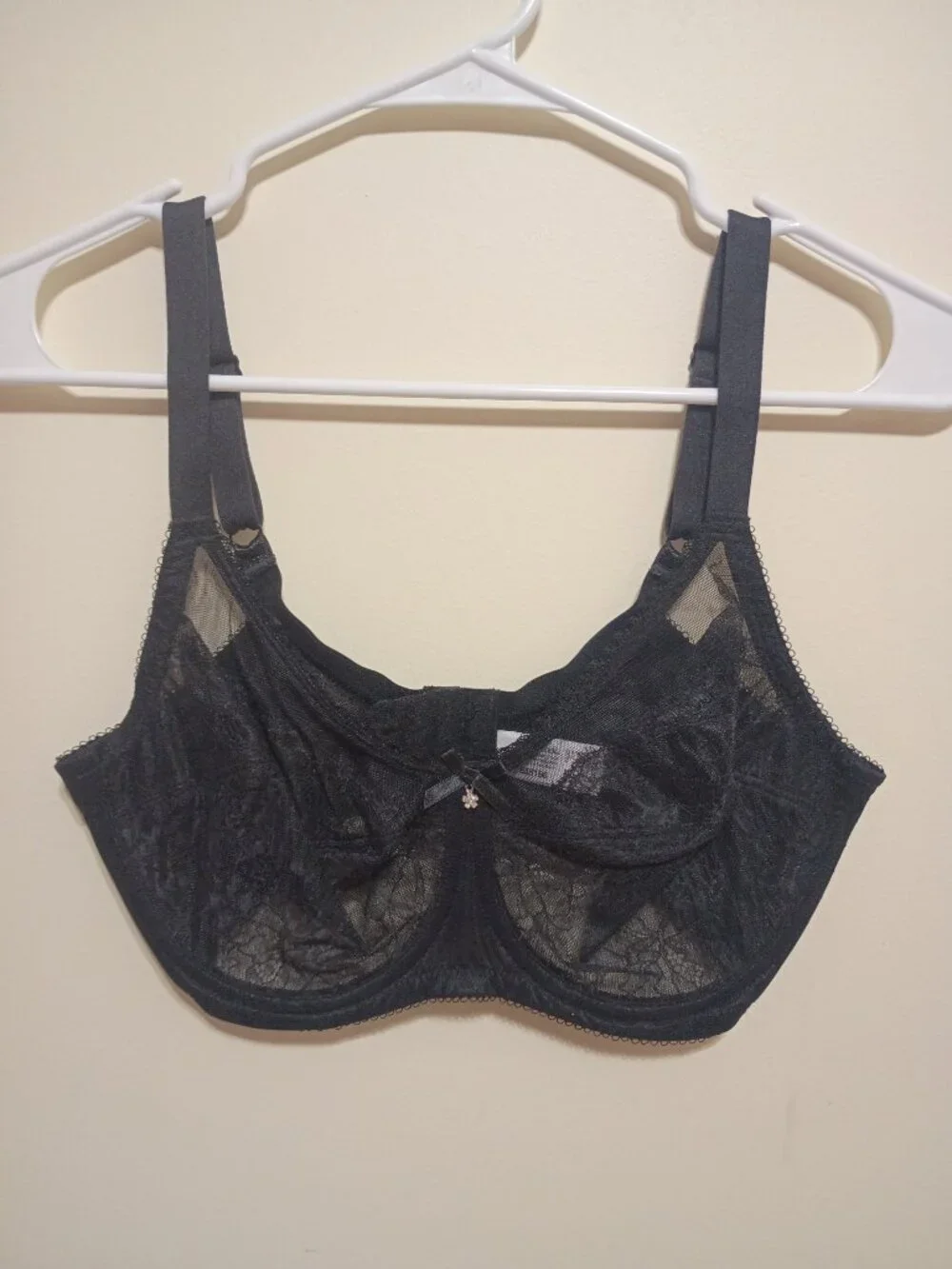 Wacoal Retro Chic Full Figure Underwire Lace Bra Size 32DD Style 855186